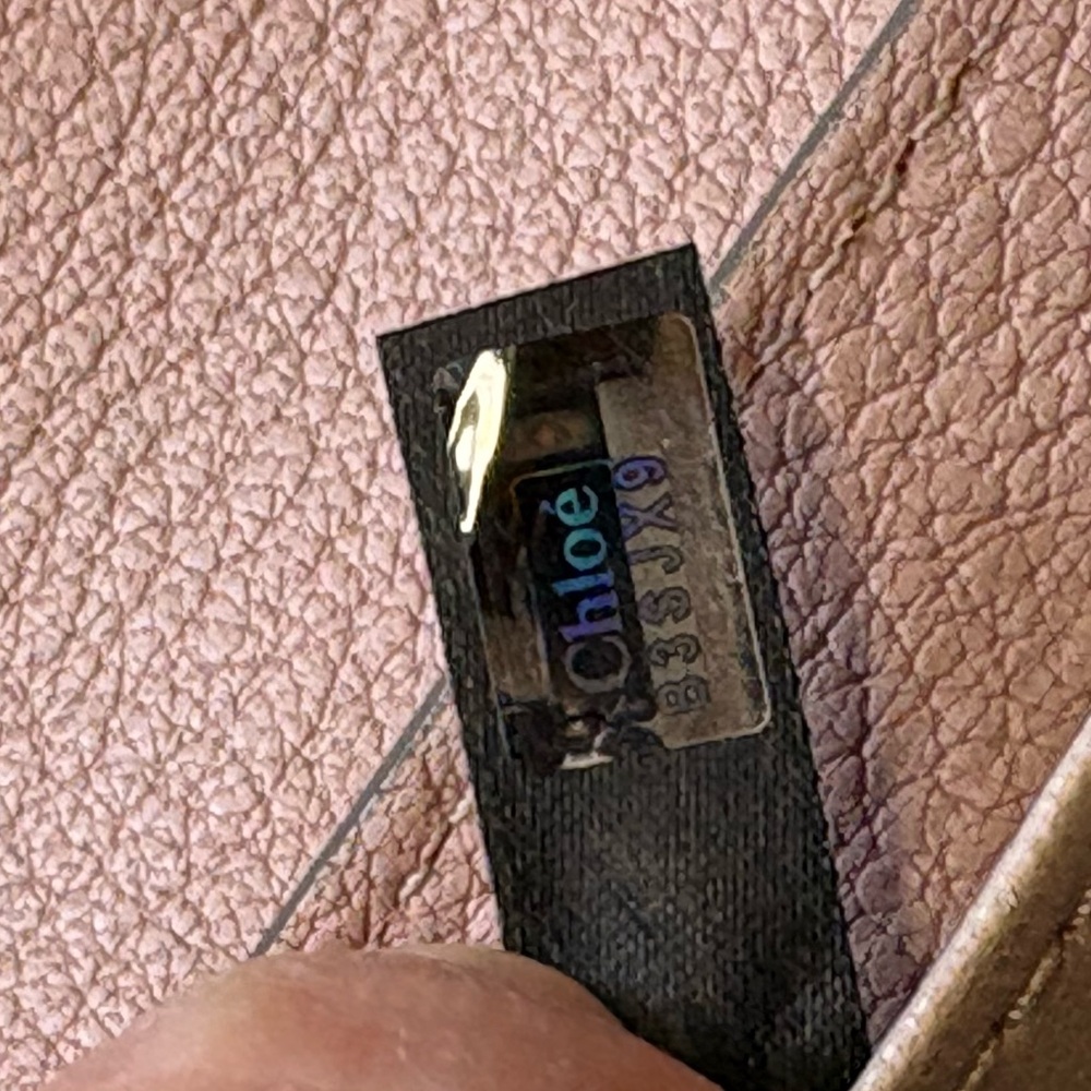 Chloe Drew Leather Long Wallet in Pink, Gold Hardware - Picture 8 of 14